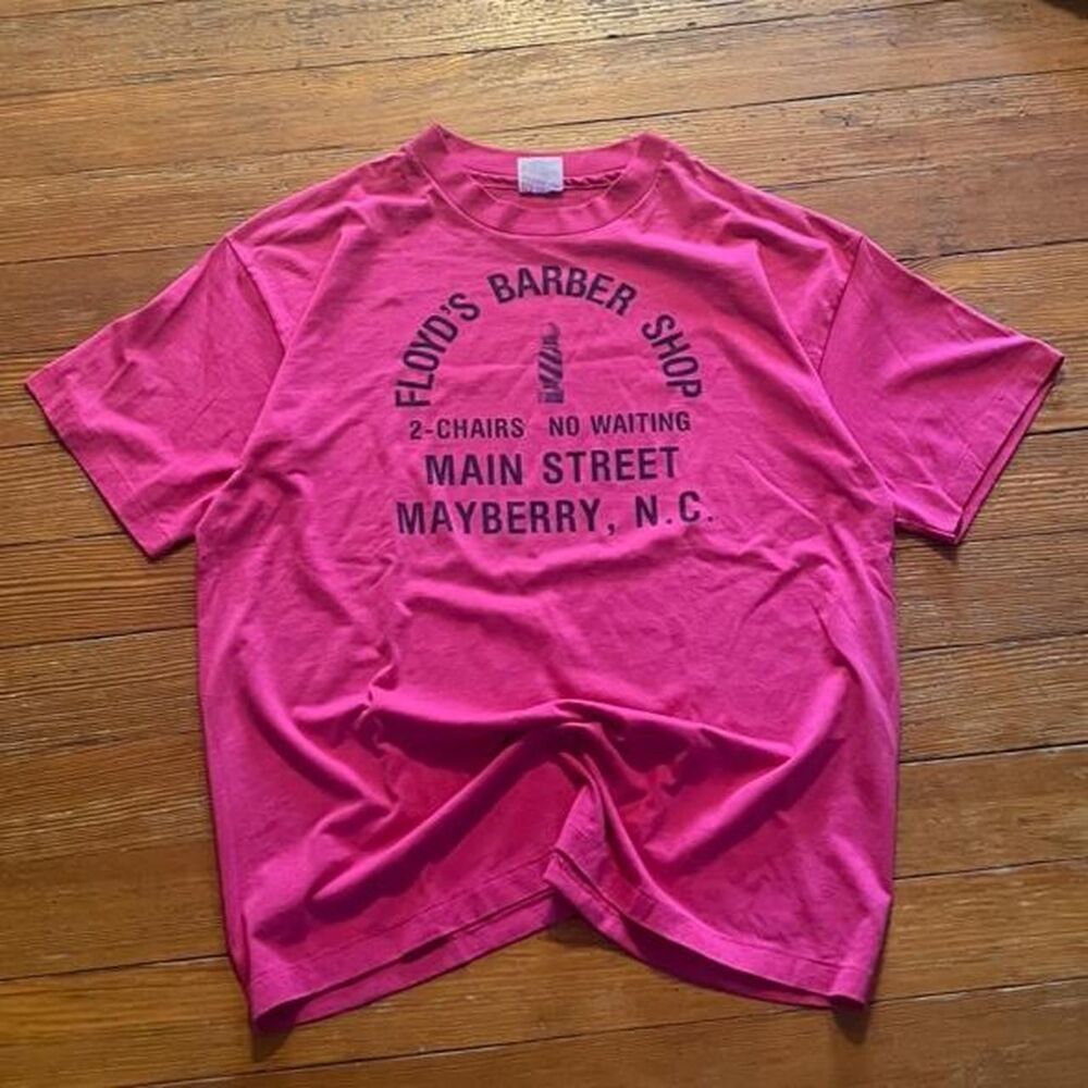 Hanes Men's Pink T-shirt
